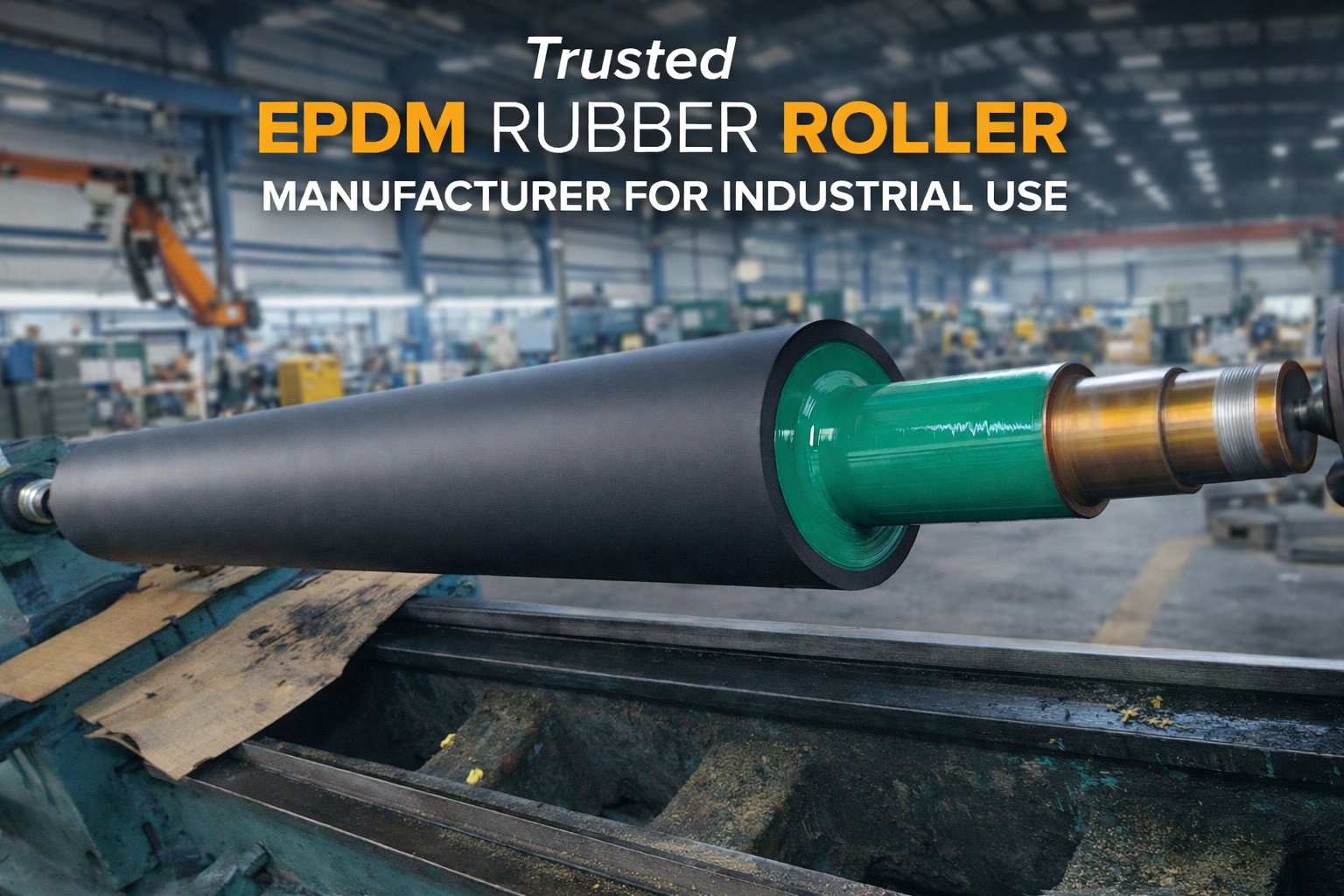 Trusted EPDM rubber roller manufacturer for industrial use