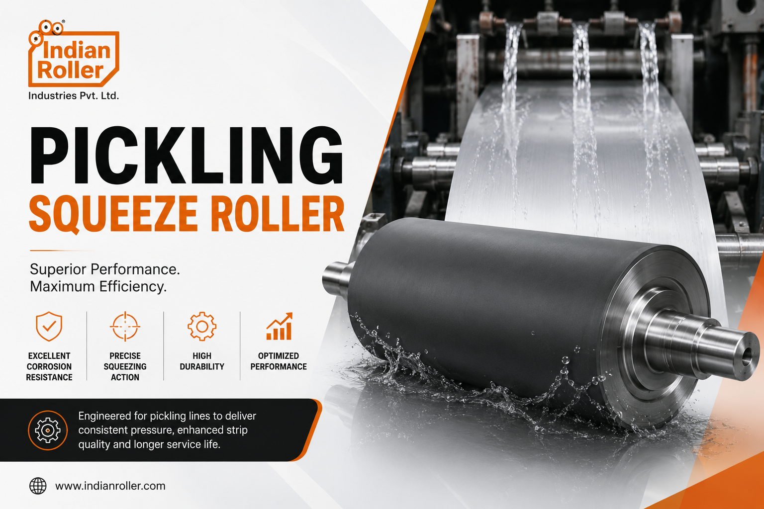 Best Pickling Squeeze Roller for Industrial Use